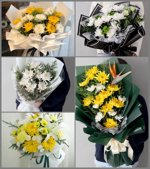 广东湛江市吴川市振文镇石碇村白事花束代送